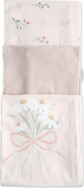 MINENE שלישיית חיתולי ג'רסי- ליין Wonderland - ורוד בהיר - Light Pink
