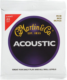 MARTIN סט מיתרים 012 לגיטרה אקוסטית M140
