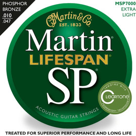 MARTIN סט מיתרים 010 לאקוסטית SP LIFESPAN MSP7000