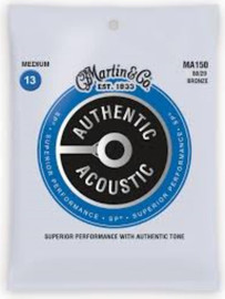 MARTIN סט מיתרים 0.13 לגיטרה אקוסטית AUTHENTIC SP MA150