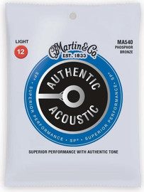 MARTIN סט מיתרים 0.12 לאקוסטית SP Phosphor Bronze AUTHENTIC MA540