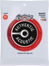 MARTIN סט מיתרים 0.12 לאקוסטית MA540T AUTHENTIC SP