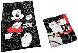 Disney שמיכת פליז קורל דו צדדי 150ס"מ לילדים