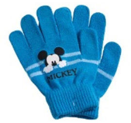 Disney כפפות אקרילן צמר ילדים מיקי מאוס דיסני גילאי 3-6