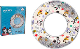 Ync גלגל ים שקוף 90 ס"מ + ידיות אחיזה דיסני