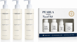 כריסטינה מארז ILLUSTRIOUS CLEANSER + ערכת נסיעות PERLA VERA