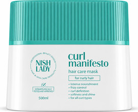NISHLADY NISH LADY Curl Manifesto Hair Care Mask – מסכת הזנה מקצועית לשיער מתולתל