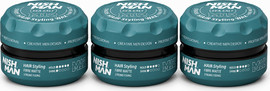 NISHMAN מארז שלישייה NISHMAN M12 Sea Salt Fibre Matte Wax – ווקס סיבי מט במרקם מלח ים