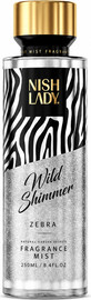 NISHLADY מי גוף WILD SHIMMER ZEBRA