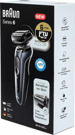 BRAUN מכונת גילוח בראון סדרה 6 דגם 60-N1000S