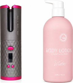 Cortex BEAUTY מארז מסלסל אלחוטי נטען cordless curlier  + קרם גוף אוקטן במתנה