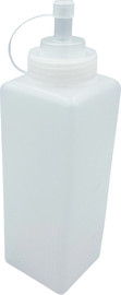 Cutterpeeler בקבוק לחיץ מרובע שקוף CutterPeeler 1000ml