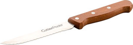 Cutterpeeler סכין סטייק גדולה ידית עץ CutterPeeler