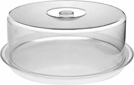 Cutterpeeler מגש ומכסה פעמון אקרילי 34 סמ Cutterpeeler