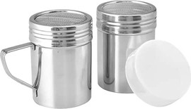 Cutterpeeler מיכל נפה לקמח וסוכר עם ידית CutterPeeler