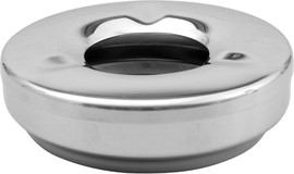 Cutterpeeler מאפרה נירוסטה סגורה 12 סמ CutterPeeler