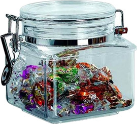Cutterpeeler צנצנת מרובעת 0.6 ליטר CutterPeeler