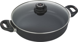 Swiss Diamond סיר שטוח 28 ס"מ 3.5 ל' nonstick מחוזק בגבישי יהלומים תוצרת Swiss Diamond