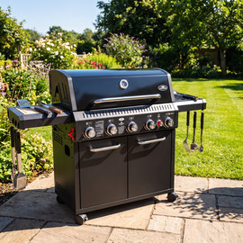 Australia Chef גריל גז 5 מבערים +כירת צד מתקפלת 60000 BTU דגם 5 Australia Chef  - Everest – מסופק מורכב