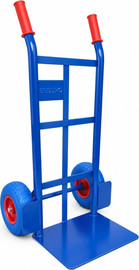 ENDURO עגלת שקים צרה מתכת מחוזקת עם גלגלי PU מלאים