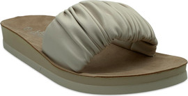 Lady Comfort כפכפי נוחות טבעוניות איכותיות לנשים דוגמאת כיווצים ליידי קומפורט צבע בז׳/קרם 36-41 Lady Comfort NU71-93