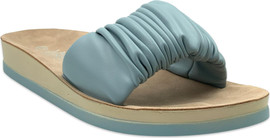 Lady Comfort כפכפי נוחות טבעוניות איכותיות לנשים דוגמאת כיווצים ליידי קומפורט צבע תכלת שמיים 36-41 Lady Comfort NU71-93