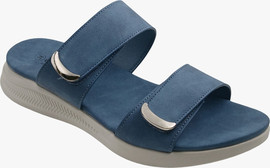 Lady Comfort כפכף נוח ואיכותי לנשים בצבע כחול סקוצ'ים ליידי קומפורט 36-42 Lady Comfort
