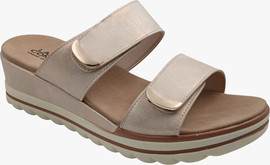Lady Comfort כפכף נוח ואיכותי לנשים בצבע זהב  סקוצ'ים ליידי קומפורט 36-42 Lady Comfort