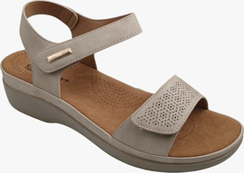 Lady Comfort סנדל נוח ואיכותי לנשים בצבע טאופ סקוצ'ים ליידי קומפורט 36-42 Lady Comfort