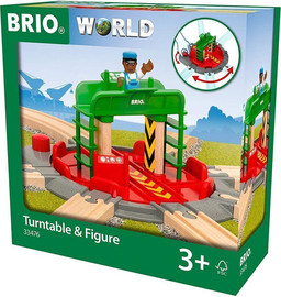 Brio מסוף לרכבת עם 7 מסלולים שונים ודמויות 33476 - Brio
