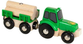 Brio טרקטור עם נגרר משא 4 חלקים 33799
