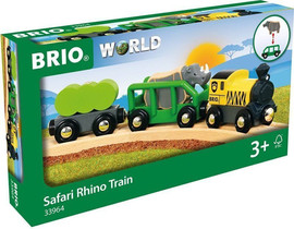 Brio בריו רכבת ספארי + קרונות ודמות פרה 33964 - Brio
