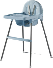 BABY Queenix כיסא אוכל מרופד לתינוק תכלת