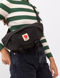 KANKEN Fjallraven Kanken Ulvo Hip Pack Medium - פאוץ/מותנית קאן קן אולבו בצבע שחור