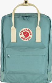 KANKEN Fjallraven Kanken Mini - תיק גב קאן קן קלאסי מיני בצבע כחול שמיים/ירוק אלון