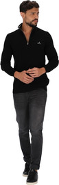 GANT סווטשרט חצי רוכסן Gant לגברים גזרת Regular fit