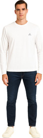 GANT טי שירט שרוול ארוך Gant  לגברים גזרת Slim Fit
