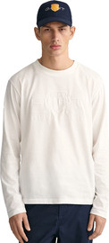 GANT טי שירט שרוול ארוך Gant לגברים גזרת Regular fit