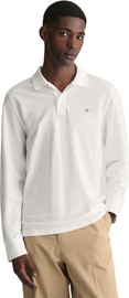 GANT חולצת פולו Gant לגברים עם שרוול ארוך גזרת Regular fit