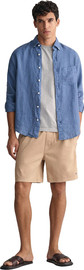 GANT חולצה מכופתרת פשתן Gant לגברים גזרת Regular Fit