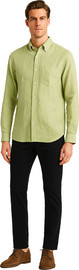 GANT חולצה מכופתרת פשתן Gant לגברים גזרת Regular Fit