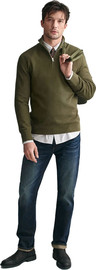 GANT סווטשרט חצי רוכסן Gant לגברים גזרת Regular fit