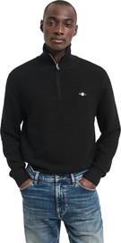 GANT סווטשרט חצי רוכסן Gant לגברים גזרת Regular fit