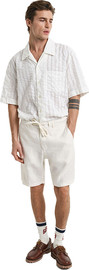 GANT ברמודה פשתן Gant לגברים גזרת Relaxed fit
