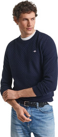 GANT סווטשרט Gant לגברים דגם Micro Textured