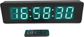 2surpriseu שעון קיר LED עם טיימר לקדימה ואחורה + שלט רחוק