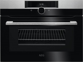 AEG תנור בנוי 45 ס"מ משולב מיקרוגל AEG א.א.ג. HORIZON KMK861000M