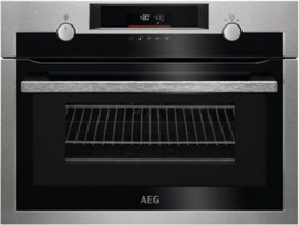 AEG תנור בנוי 43 ליטר משולב מיקרוגל AEG KME565060M Frame Series Compact נירו'