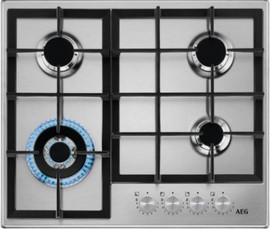 AEG כיריים גז AEG HGB64320SM נירוסטה