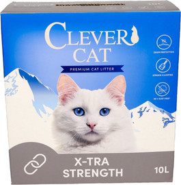 Joybox קלבר קט Clever Cat חול לחתולים מתגבש חזק במיוחד בתוספת פחם פעיל – 10 ליטר